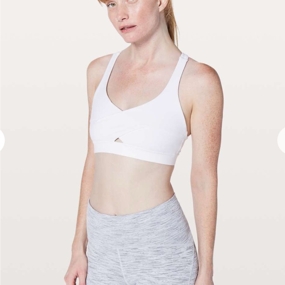 Lululemon Energy Bra *Wrap | Size 8 | White
